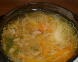 Готовим вермишелевый суп на бульоне из курицы - рецепт приготовления с фото