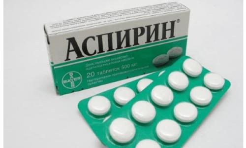 Как принимать аспирин для разжижения крови?